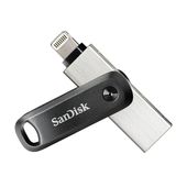 Sandisk USB Type-A / Lightning Stick 256 GB  iXpand Go (Schwarz, Silber) f&uuml;r 79,99 Euro