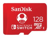 Sandisk MicroSDXC Speicherkarte 128 GB Class 3 (U3) Nintendo Switch f&uuml;r 45,96 Euro