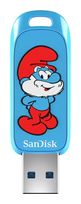 Sandisk USB Typ-A Stick 128 GB  Smurfs (Blau) f&uuml;r 28,99 Euro