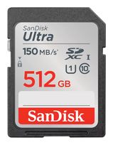 Sandisk SDXC Speicherkarte 512 GB Class 1 (U1) Klasse 10 Ultra U1 f&uuml;r 119,99 Euro