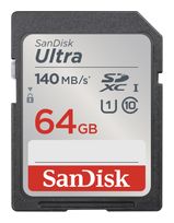 Sandisk SDXC Speicherkarte 64 GB Class 1 (U1) Klasse 10 Ultra U1 f&uuml;r 21,96 Euro