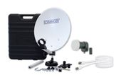 Schwaiger Sat-Spiegel (Schwarz, Grau, Metallisch) SATSET351 Camping-Set Koffer 35cm f&uuml;r 54,99 Euro