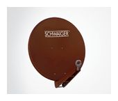 Schwaiger 75 cm Aluminium, Stahl Sat-Spiegel  SPI075PR011 Alu-Spiegel Satellitenantenne (Rot) f&uuml;r 164,96 Euro