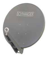 Schwaiger 85 cm Sat-Spiegel  SPI085PA Satellitenantenne Alu-Spiegel Premiumklasse (Anthrazit) f&uuml;r 150,96 Euro