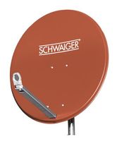 Schwaiger 62 cm Aluminium Sat-Spiegel  SPI621.2 Alu-Spiegel ohne LNB (Rot) f&uuml;r 58,96 Euro