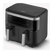Severin Doppel Heißluftfritteuse 8 l 2600 W  FR2463 (Schwarz) f&uuml;r 101,96 Euro
