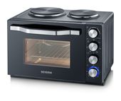 Severin 2500 W TO2074 Back-und Toastofen m.Koch­plat­ten f&uuml;r 124,96 Euro