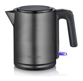 Severin 1,0 l Wasserkocher 2400 W (Schwarz, Gebürsteter Stahl) WK9342 f&uuml;r 33,46 Euro