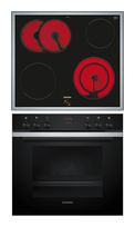 Siemens Herdset groß mit 60 cm Glaskeramik Kochfeld EQ211KA11 (HE213ABS3 + EA64RGNA1E) f&uuml;r 659,00 Euro