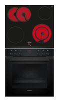 Siemens Herdset groß mit 60 cm Glaskeramik Kochfeld EQ212KAAB (HE213ABB3 + EA631GNA1E) f&uuml;r 689,00 Euro
