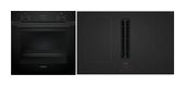 Siemens Backofen-Set groß mit autarkem 80 cm Induktions Kochfeld EQ31A8BMAT (HB213ABB3 + ED81ABS16E) f&uuml;r 3.767,00 Euro