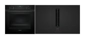Siemens Backofen-Set groß AutoClean Ecoclean mit autarkem 80 cm Induktions Kochfeld EQ51A8BMAT (HB237GBB3 + ED81ABS16E) f&uuml;r 4.012,00 Euro