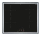 Siemens 60 cm Induktions Kochfeld/Herdplatte 4 Zone(n) iQ100 EH645BEB6E autarkes f&uuml;r 500,00 Euro