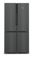 Siemens Side-by-Side Kühl-/ Gefrierkombination French Door 405 l / 200 l 333 kWh NoFrost 1830 mm x 910 mm  iQ300 KF96NAXEA (Schwarz, Edelstahl) f&uuml;r 1.309,00 Euro