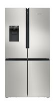 Siemens Side-by-Side Kühl-/ Gefrierkombination 375 l / 199 l 327 kWh NoFrost 1830 mm x 905 mm  iQ500 KF96IAPEA (Gebürsteter Stahl) f&uuml;r 1.992,00 Euro