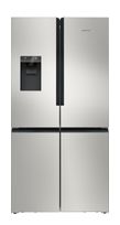 Siemens Side-by-Side Kühl-/ Gefrierkombination French Door 375 l / 199 l 327 kWh NoFrost 1830 mm x 905 mm  iQ700 KF96DPPEA (Edelstahl) f&uuml;r 2.006,00 Euro