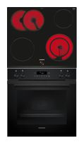 Siemens Herdset groß AutoClean activeClean mit 60 cm Glaskeramik Kochfeld PQ212KAAB (HE271ABB3 + EA631GNA1E) f&uuml;r 739,00 Euro