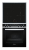 Siemens Herdset groß AutoClean activeClean mit 60 cm Induktions Kochfeld PQ521IB02 (HE578BBS4 + EI645CFB6E) f&uuml;r 1.116,00 Euro