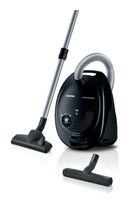 Siemens Bodenstaubsauger mit Staubbeutel 600 W Hygienefilter  VS06A212 (Schwarz) f&uuml;r 98,46 Euro