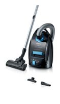 Siemens Bodenstaubsauger mit Staubbeutel 850 W HEPA  VSQ5X1230 extreme Silence Power (Schwarz) f&uuml;r 161,96 Euro