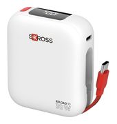 Skross 10000 mAh Powerbank USB Typ-C  Reload 10 (Weiß) f&uuml;r 33,46 Euro