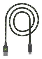 Snakebyte Stecker USB C auf USB A 2 m  Charge&Data SX (Schwarz, Grün) f&uuml;r 14,96 Euro
