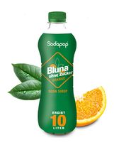 Sodapop Dessertsirup 500 ml Bluna Sirup Orange Ohne Zucker 0,5l f&uuml;r 4,99 Euro