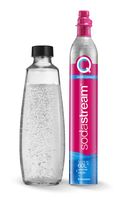 SodaStream Glas Karbonisiererflasche Quick Connect Reservezylinder + 1 Glasflasche f&uuml;r 36,96 Euro