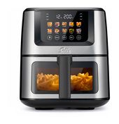 Solis Heißluftfritteuse 7,5 l 1870 W  Air Fry & Dry XL (Schwarz, Silber) f&uuml;r 153,96 Euro