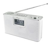 Soundmaster Bluetooth DAB+, FM Radio Persönlich  DAB700WE (Silber, Weiß) f&uuml;r 80,96 Euro