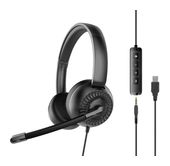 SPEEDLINK Ohraufliegender Kopfhörer Kabelgebunden USB Typ-A  Metis (Schwarz) f&uuml;r 19,46 Euro