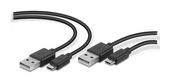 SPEEDLINK Stecker USB A auf Micro-USB A 3 m  SL-450104-BK (Schwarz) f&uuml;r 9,99 Euro