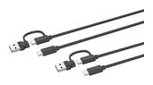 SPEEDLINK Stecker Rundkabel USB A/USB C auf USB C 3 m  SL-460101-BK (Schwarz) f&uuml;r 14,99 Euro