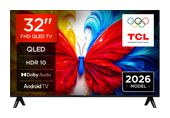 TCL QLED 81,3 cm (32 Zoll) Fernseher Full HD VESA 100 x 100 mm 32S5L f&uuml;r 268,96 Euro