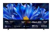 TCL MiniLed 2,49 m (98 Zoll) Fernseher 4K Ultra HD VESA 600 x 500 mm 98QLED810L f&uuml;r 3.299,00 Euro
