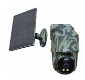 Technaxx 2560 x 1440 Pixel IP-Sicherheitskamera IP65 4G Außen Nachtsicht  TX-290 4G PT Dome mit Solarpanel (Schwarz, Grün) f&uuml;r 155,96 Euro