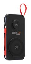 Technaxx 10000 mAh Powerbank USB Typ-A Kabelloses Laden  TX-315 (Schwarz, Rot) f&uuml;r 22,96 Euro