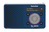 TechniSat DAB, DAB+, UKW Radio Tragbar  DigitRadio 1 hr iNFO (Blau, Silber) f&uuml;r 59,96 Euro