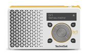 TechniSat DAB, DAB+, UKW Radio Tragbar  Digitradio 1 hr1 Edition (Weiß, Gelb) f&uuml;r 58,96 Euro