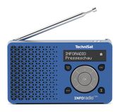 TechniSat DAB, DAB+, UKW Radio Tragbar  DigitRadio 1 Inforadio (Blau) f&uuml;r 66,96 Euro