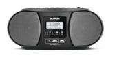 TechniSat Bluetooth DAB+, FM Radio Tragbar  DigitRadio 1990 (Schwarz, Grau) f&uuml;r 74,96 Euro