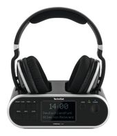 TechniSat Ohraufliegender Kopfhörer kabelgebunden&kabellos  StereoMan 2 (Schwarz) f&uuml;r 85,46 Euro