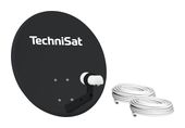 TechniSat 60 cm Stahl Sat-Spiegel  TechniTenne 60 mit Twin-LNB (Anthrazit) f&uuml;r 49,00 Euro