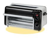Tefal Toaster 1300 W 2 Scheibe(n)  TL6008 Toast n' Grill A12 (Aluminium, Schwarz) f&uuml;r 114,96 Euro