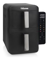 TriStar Doppel Heißluftfritteuse 9 l 2400 W  FR-9074 (Schwarz, Grau) f&uuml;r 99,46 Euro