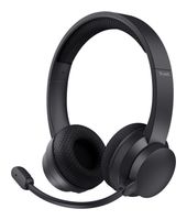 Trust Ohraufliegender Bluetooth Kopfhörer kabelgebunden&kabellos USB Typ-C  Ayda (Schwarz) f&uuml;r 39,99 Euro