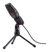Trust Kabelgebunden PC-Mikrofon USB / 3,5 mm  GXT212 (Schwarz, Rot) f&uuml;r 19,99 Euro