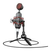 Trust Kabelgebunden PC-Mikrofon 48 kHz USB  GXT244 Buzz (Schwarz, Rot) f&uuml;r 72,96 Euro