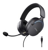 Trust Over Ear Kopfhörer Kabelgebunden USB Typ-A  GXT490 Fayzo (Schwarz) f&uuml;r 49,99 Euro