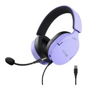 Trust Ohraufliegender Kopfhörer Kabelgebunden USB Typ-A  GXT490 Fayzo (Schwarz, Violett) f&uuml;r 36,96 Euro